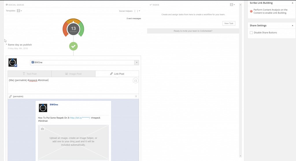 cocshedule scheduling social media