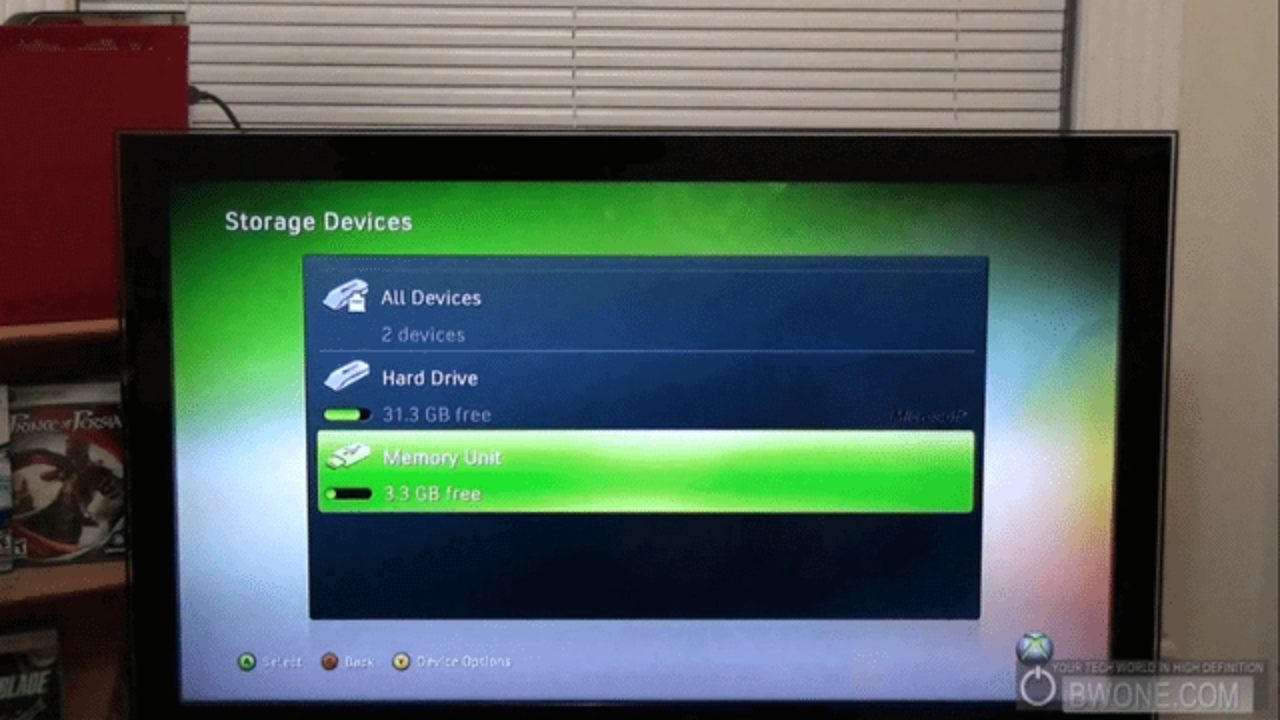 How to use Xbox 360 USB flash drive storage