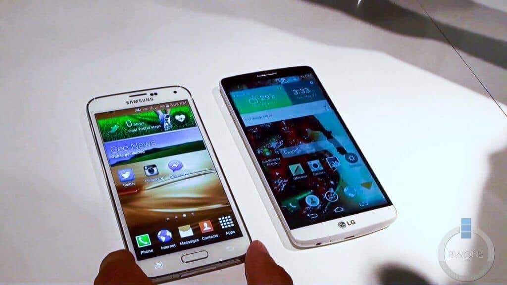 LG G3 vs Galaxy S5-1