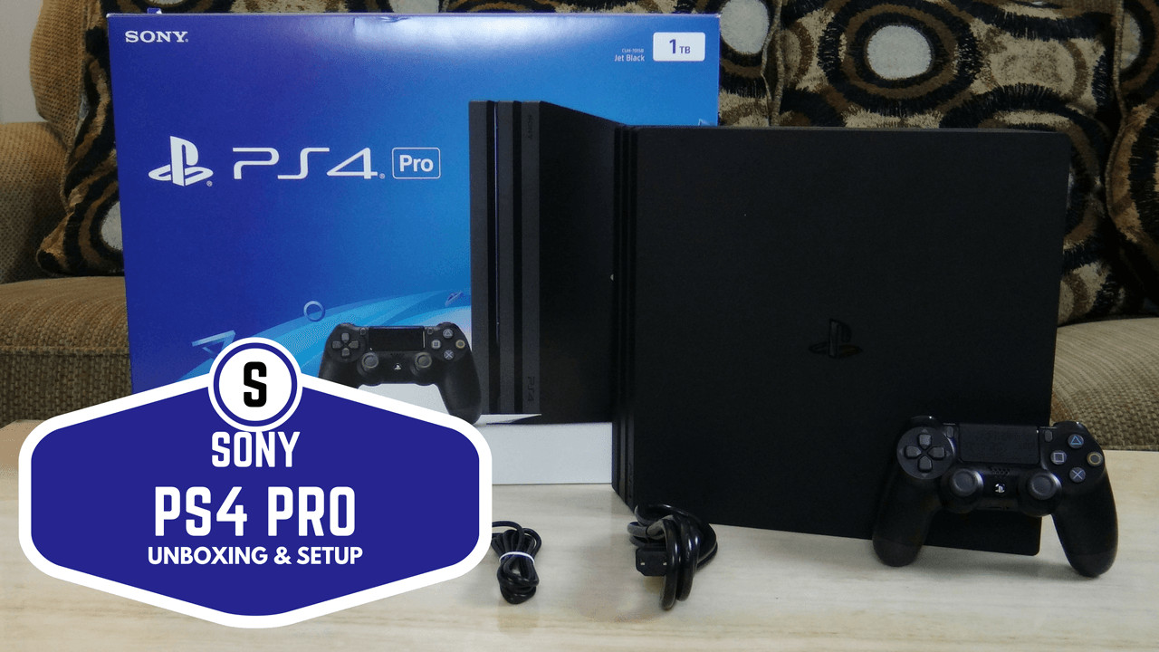 Sony PS4 Pro Unboxing Setup BWOne