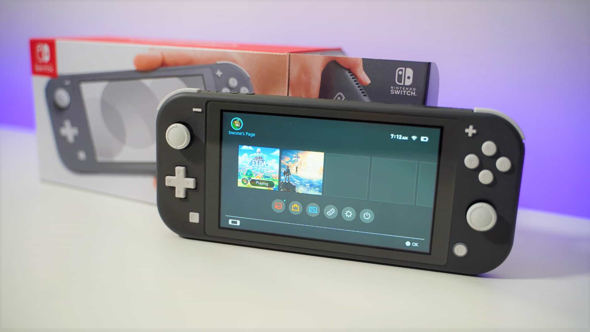 Nintendo Switch Lite Unboxing Setup Comparison Bwone